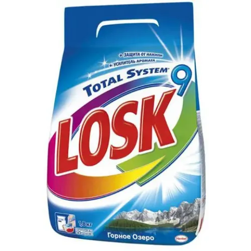 Стиральный порошок для ручной стирки Losk Горное озеро, 1,8 кг