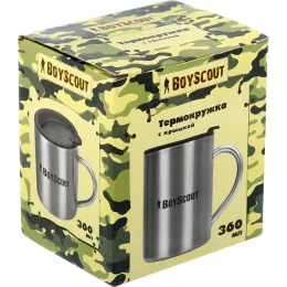 Termokrujka qopqoq bilan BoyScout 61137 360 ml