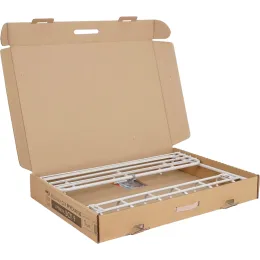 Вешалка для одежды ЗМИ 2-х ярусная 80 белый