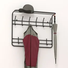 Вешалка для одежды ЗМИ 2-х ярусная 80 черный