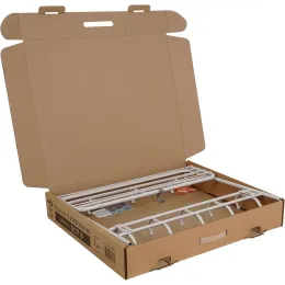 Вешалка для одежды ЗМИ 2-х ярусная 60 белый