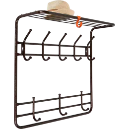 Вешалка для одежды ЗМИ 2-х ярусная 60 медный