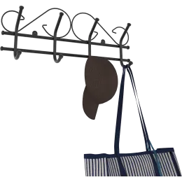 Вешалка для одежды ЗМИ Ажур 4 черный