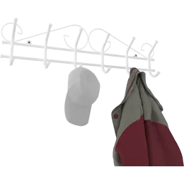 Вешалка для одежды ЗМИ Ажур 6 белый
