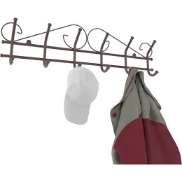 Вешалка для одежды ЗМИ Ажур 6 медный