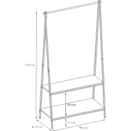 Kiyim uchun ilgich ЗМИ Алабама 32 oq