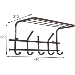 Kiyim uchun ilgich ЗМИ Эра 5 mis rang