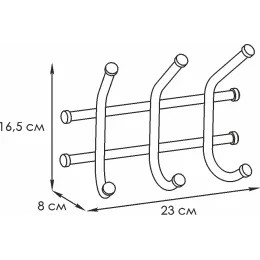 Kiyim uchun ilgich ЗМИ Норма 3 oq