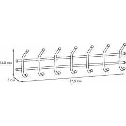 Kiyim uchun ilgich ЗМИ Норма 7 oq