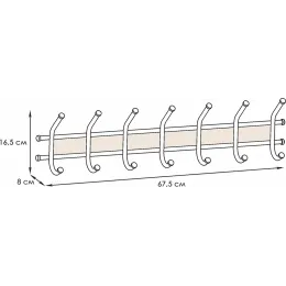 Kiyim uchun ilgich ЗМИ Уют 7 oq