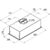 Встраиваемая вытяжка Monsher INNA 55 B