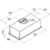 Встраиваемая вытяжка Monsher INNA 55 X